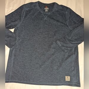 Rugged Elements Men's‎ Large Blue Long Sleeve Henley Shirt